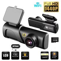 2k Hd Wifi Dash Cam Carro Dvr Câmera Gravador De Vídeo Visão Noturna Wdr Controle De Voz Modo