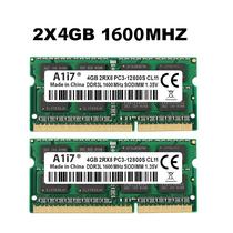 2KIT 4GB 8GB 1600MHz DDR3L Memória para laptop PC3L 12800S 204Pins 1.35V SODIMM Notebook RAM Não ECC