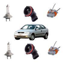 2kit Soquete + Lâmpada H7 + Conetor Astra 1999 Ate 2002