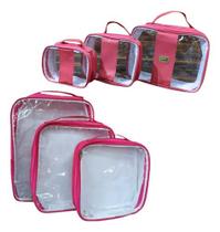 2kits Bolsa Maternidade Nécessaire 3 Pçs Mamãe Bebê Alyaht -