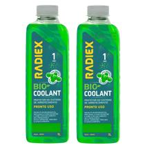 2L Aditivo Fluido Do Radiador Radiex Verde Pronto Uso Biocoolant Orgânico OAT