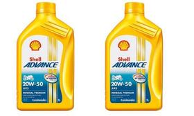 2L Óleo Lubrificante Shell Advance 4T AX5 20W-50 Mineral