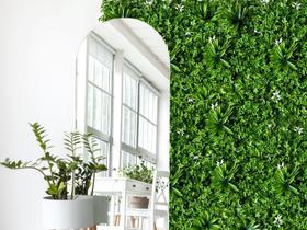 2m² Jardim Verde Artificial Painel luxo elegante volumoso efeito 3D interno externo pronto para uso