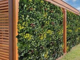 2m² Jardim Verde Artificial Painel luxo elegante volumoso efeito 3D interno externo pronto para uso