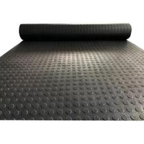 2m² - Piso Emborrachado Moeda Preto 3mm X Larg 1m X Comp 2m 2m² - Piso Emborrachado Moeda Preto 3mm X Larg 1m X Comp 2m