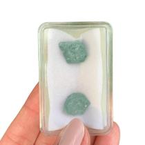 2ø Berilo Água Marinha Bruto Coleção 24,23ct / 4,84gr 2ø Berilo Água Marinha Bruto Coleção 24,23ct / 4,84gr