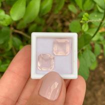 2ø Quartzo Rosa Asscher 8,35ct 2ø Quartzo Rosa Asscher 8,35ct