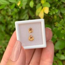 2ø Topázio Imperial Amarelo Gota 1,07ct