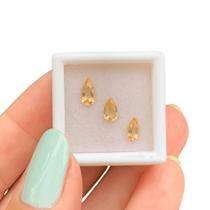 2ø Topázio Imperial Amarelo Gota 1,13ct