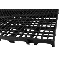 2pc Paleti Estrado Plástico Preto 2,5x25x50 Cm Qualidade - PLASMONCAYO