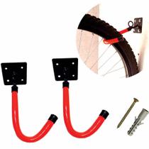 2pc - Suporte Gancho P/ Bicicleta - Pendurar Vertical em Paredes