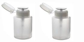 2PCS 150ml/5oz plástico tipo de prensa empurrar para baixo bomba dispensador frasco para esmalte e removedor de maquiagem - TUPWEL