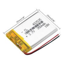 (2pcs)bateria 3,7v 402535 Com 350mah 4mm X 25mm X 35mm (2pcs)bateria 3,7v 402535 Com 350mah 4mm X 25mm X 35mm
