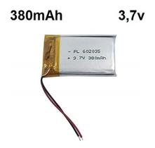 (2pcs) Bateria 602035 3,7v 380mah 6mm X 20mm X 35mm 2 Fios (2pcs) Bateria 602035 3,7v 380mah 6mm X 20mm X 35mm 2 Fios