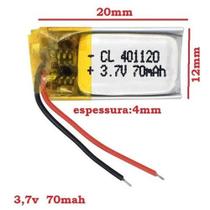 (2pcs) Bateria Óculos 3d Ahb36132 Opj 3,7v 70mah