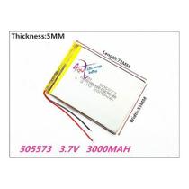 (2pcs) Bateria Tablet Gps Nova (2 Fios) 505573 3000mah