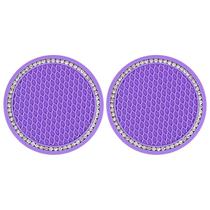 2pcs Car Diamond Cup Mat Almofada de assento de garrafa Almofada de silicone antiderrapante 2pcs Car Diamond Cup Mat Almofada de assento de garrafa Almofada de silicone antiderrapante