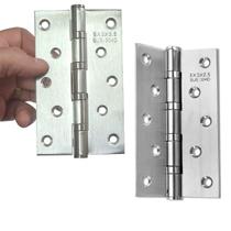 2pçs Dobradiça Inox Para Porta Dobradiça Anti Ruído 12,4cm 2pçs Dobradiça Inox Para Porta Dobradiça Anti Ruído 12,4cm