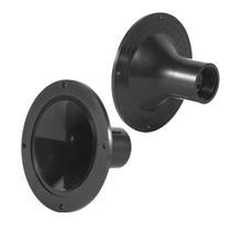2Pcs Horn Part Compact Size para pequeno alto-falante durável ABS Materiais de Reparo Kits Home Theater Bar Mixer