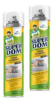 2pçs Limpa Estofados Banco Carpetes Spray Super Dom 300ml