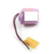 2pcs Mini Micro Bateria Cilíndrica Fone Bluetooth 3,7v 45mah