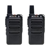 2PCS Retevis RT619 RT19 FRS PMR 446 Rádio Portátil Walkie Talkie PTT Transceptor De Rádio