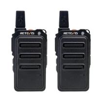 2PCS Retevis RT619 RT19 FRS PMR 446 Rádio Portátil Walkie Talkie PTT Transceptor De Rádio 2PCS Retevis RT619 RT19 FRS PMR 446 Rádio Portátil Walkie Talkie PTT Transceptor De Rádio