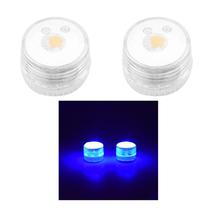 2pcs Universal Drone Flash Strobe Lamp Night Flight Light para Mavic Air 2/Mini 2 Zoom Drone Acessórios - Azul está sempre ligado