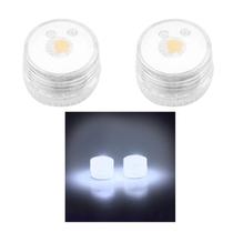 2pcs Universal Drone Flash Strobe Lamp Night Flight Light para Mavic Air 2/Mini 2 Zoom Drone Acessórios - Branco piscando