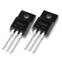2SA2222, 2SC6144, TO-220F, A2222, C6144, TO-220, cada um, 10 PCes, 5 PCes, C6144 2SA2222, 2SC6144, TO-220F, A2222, C6144, TO-220, cada um, 10 PCes, 5 PCes, C6144