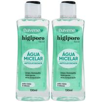 2UN Água Micelar Higiporo Pele Mista a Oleosa 130ml Davene 2UN Água Micelar Higiporo Pele Mista a Oleosa 130ml Davene