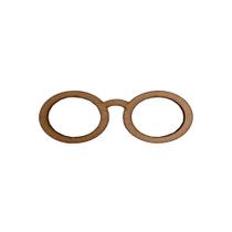 2un Armação de óculos oval 11,5cm para aplicação- Jeito Próprio Artesanato
