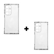 2UN Capa Capinha Anti Impacto para Samsung Galaxy S24 Ultra Transparente