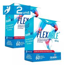 2un Colágeno Tipo 2 não Desnaturado 40mg - 60 CGM - Flexable - GLOBAL