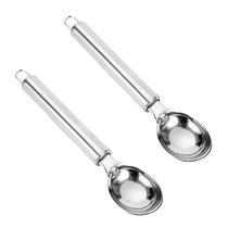 2un Colher pegador de sorvete inox concha profissional 2un Colher pegador de sorvete inox concha profissional