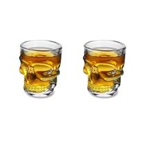 2un COPO VIDRO DOSE SHOT CAVEIRA 50ML CACHAÇA TEQUILA GROSSO 2un COPO VIDRO DOSE SHOT CAVEIRA 50ML CACHAÇA TEQUILA GROSSO