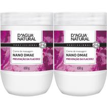 2UN Creme Massagem Corporal Nano Dmae 650G D'agua Natural