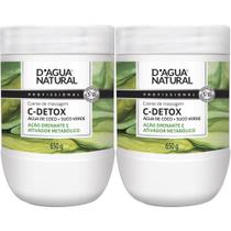 2UN Creme Massagem Detox Desintoxicante 650G D'agua Natural