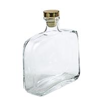 2un de Vidro Rum 350ml com Rolha Detalhe Ouro