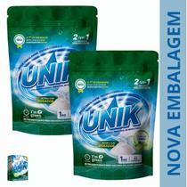 2un Detergente Para Máquina De Lavar Louça Em Pó Unik 1kg Cx 2un Detergente Para Máquina De Lavar Louça Em Pó Unik 1kg Cx