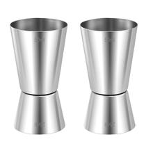 2un Dosador Bebidas bar Medidor Coquetel drinks Inox 50/25ml 2un Dosador Bebidas bar Medidor Coquetel drinks Inox 50/25ml