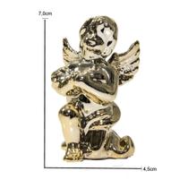 2un Enfeites Anjo de Cerâmica para decoração 2un Enfeites Anjo de Cerâmica para decoração
