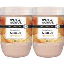 2UN Esfoliante Media Abrasão Apricot 650g D'agua Natural