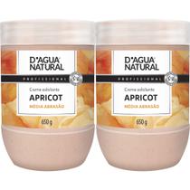 2UN Esfoliante Media Abrasão Apricot 650g D'agua Natural