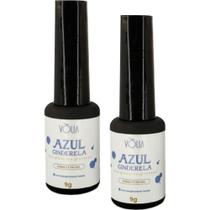 2UN Esmalte em Gel Azul Cinderela 9g Volia