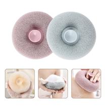 2Un Esponja Para Limpeza Banho Massagem Esfoliação Corpo Pele Bucha