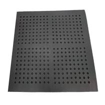 2un Estrado Borracha Para Vestiários Furado 22X500X1000