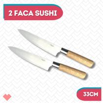 2Un Faca Profissional Sushi Evolution Japones - Chefline Aço