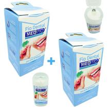 2un - Fio dental 500 metros Tampa Flip Super Resistente Aroma Menta - Medfio