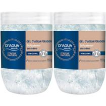 2UN Gel D'agua Fixador Para Uso Diário 750G D'agua Natural
